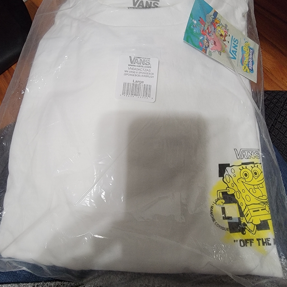 RARE Vans SpongeBob long sleeve tshirt size large